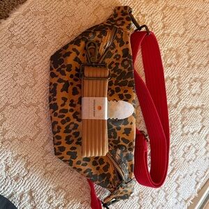 Marine Layer Leopard Print Belt Bag/Fanny Pack